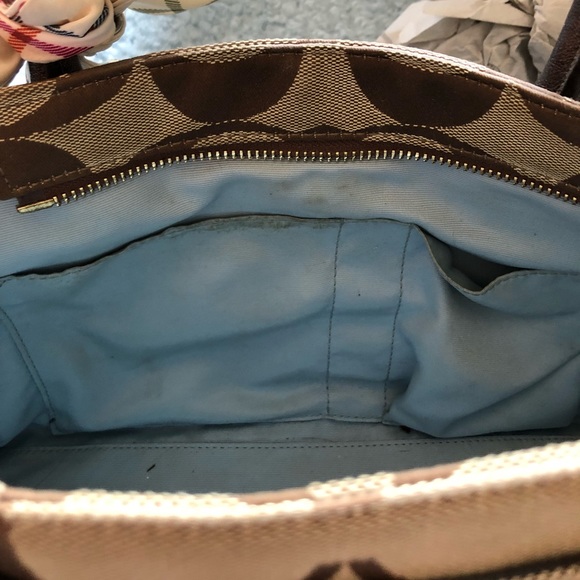 Coach Signature Hampton Madeline Satchel w/ Scarf - Picture 8 of 8